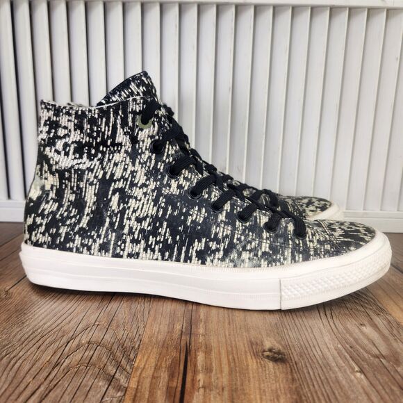 Converse CTAS II Hi Rubber Mens Sz 11 Black White Waterproof Skate Shoes 153562C - Picture 1 of 11